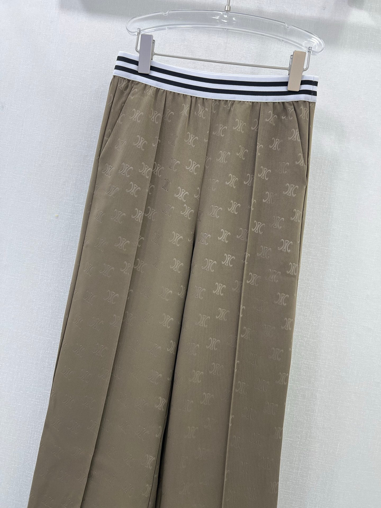 CE 25ss lettering print wide-leg pants
