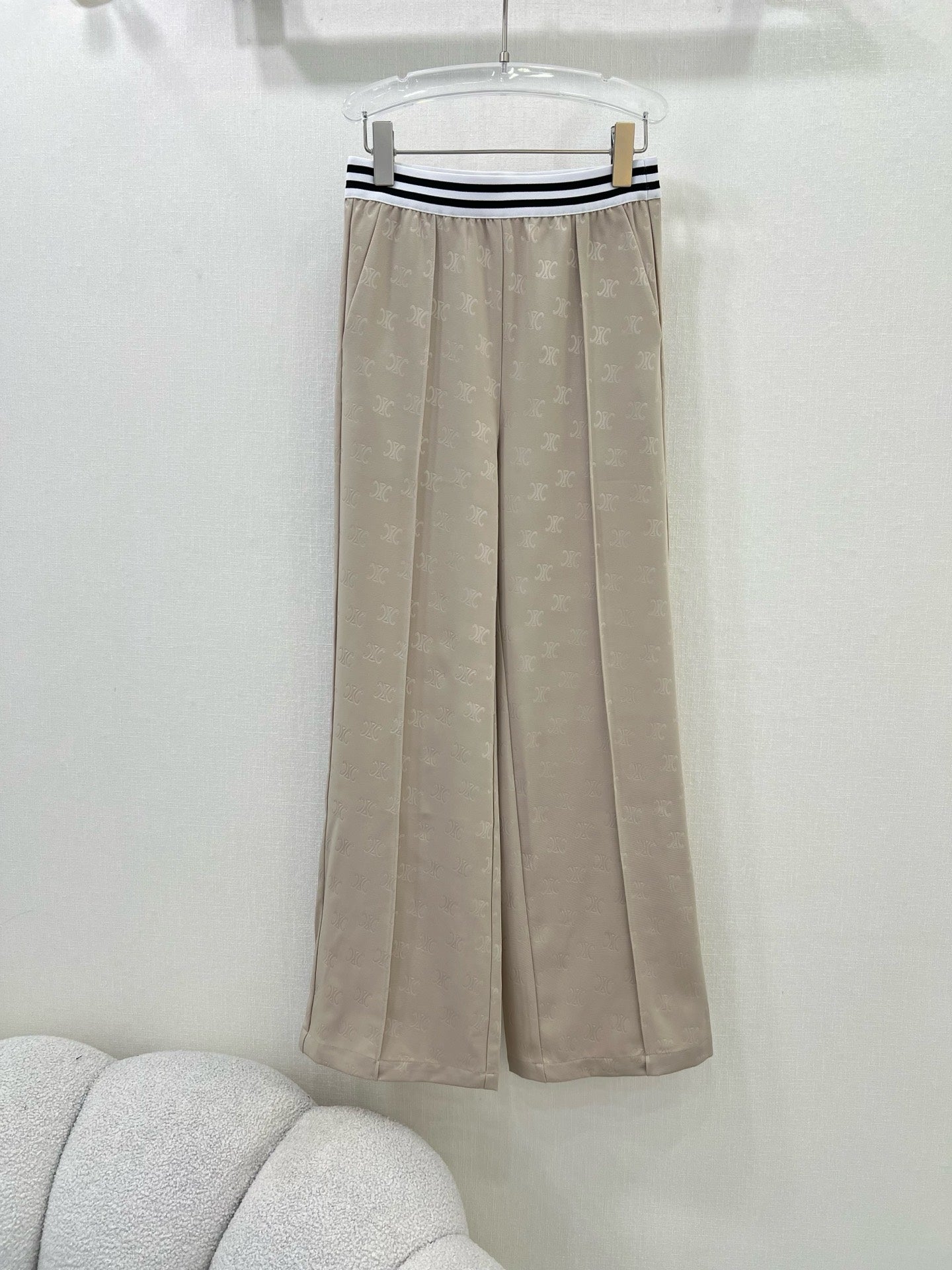 CE 25ss lettering print wide-leg pants
