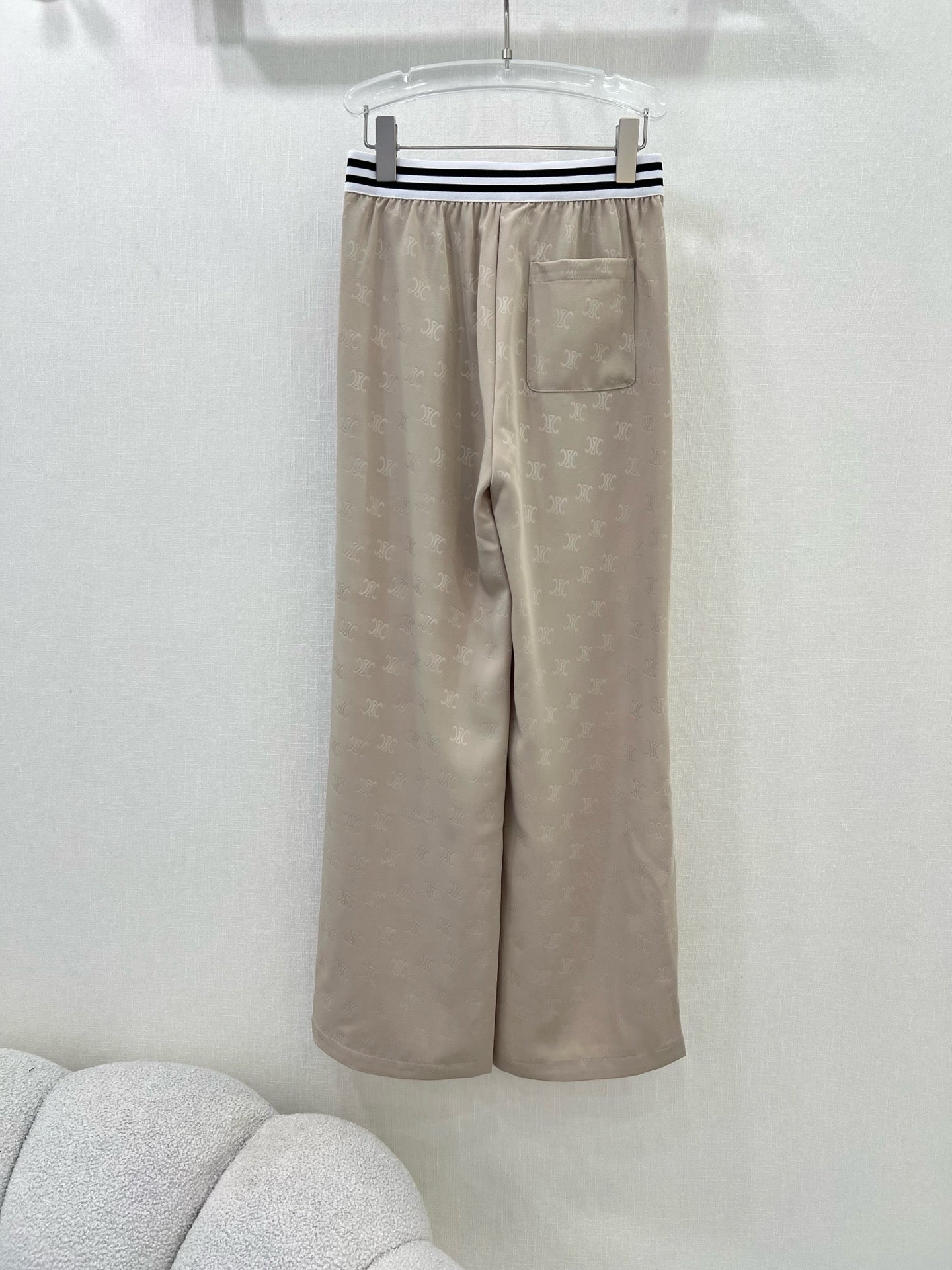 CE 25ss lettering print wide-leg pants