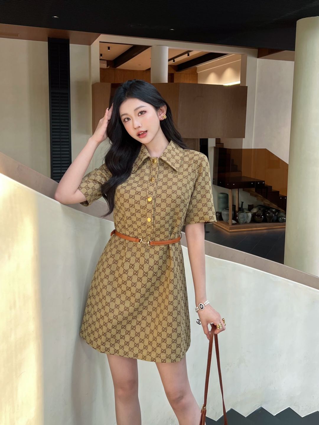 GC 25 new short-sleeved dress