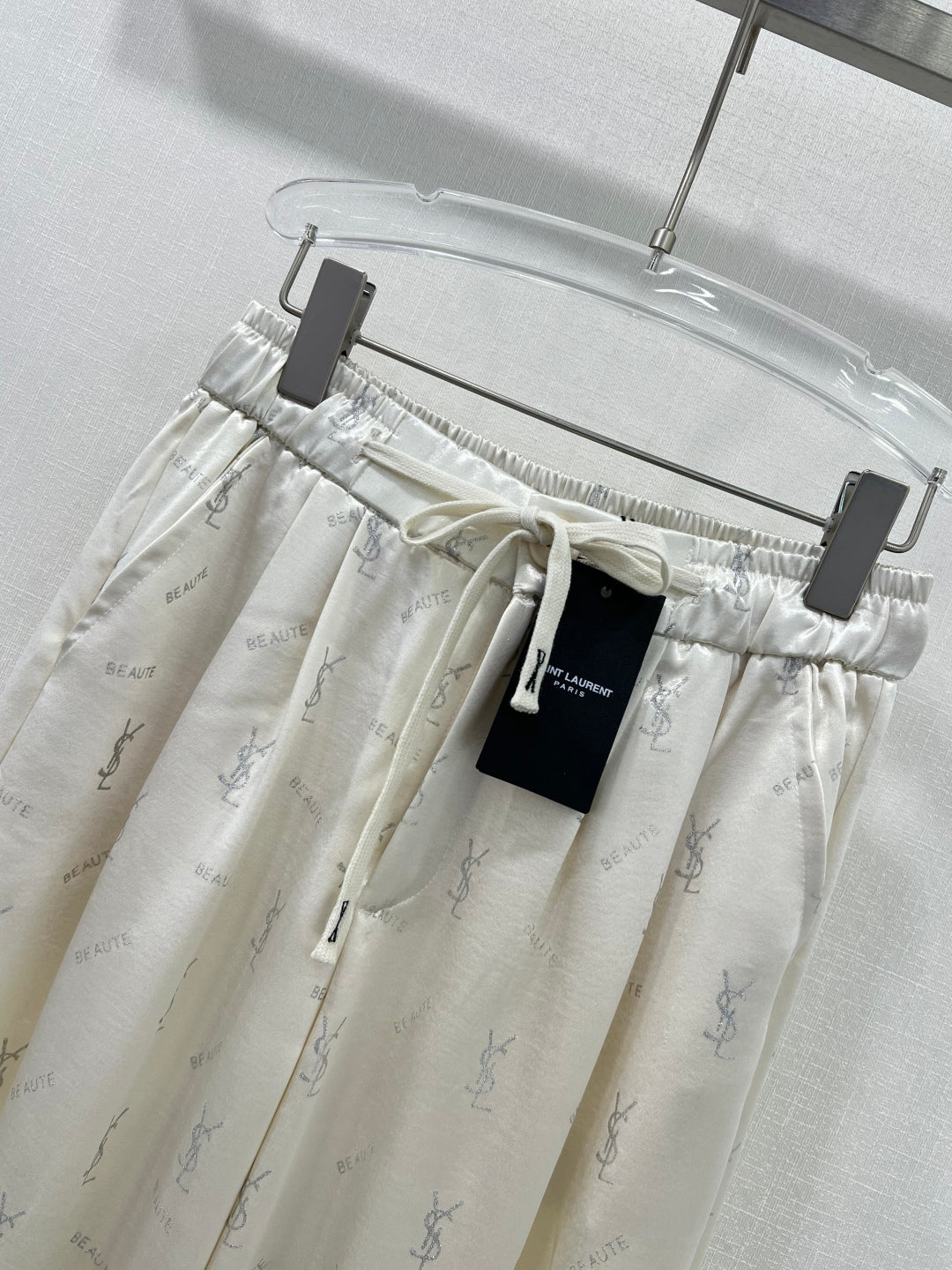 YL 25 new high waist elastic wide leg pants