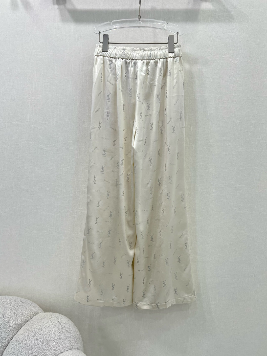 YL 25 new high waist elastic wide leg pants