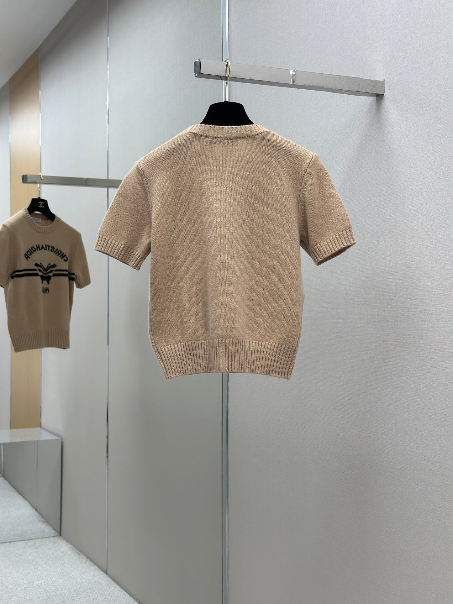 DO 25ss Wool Short-Sleeved Sweater