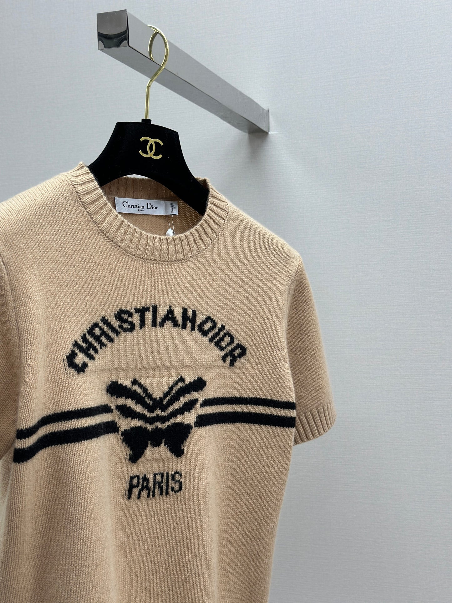 DO 25ss Wool Short-Sleeved Sweater