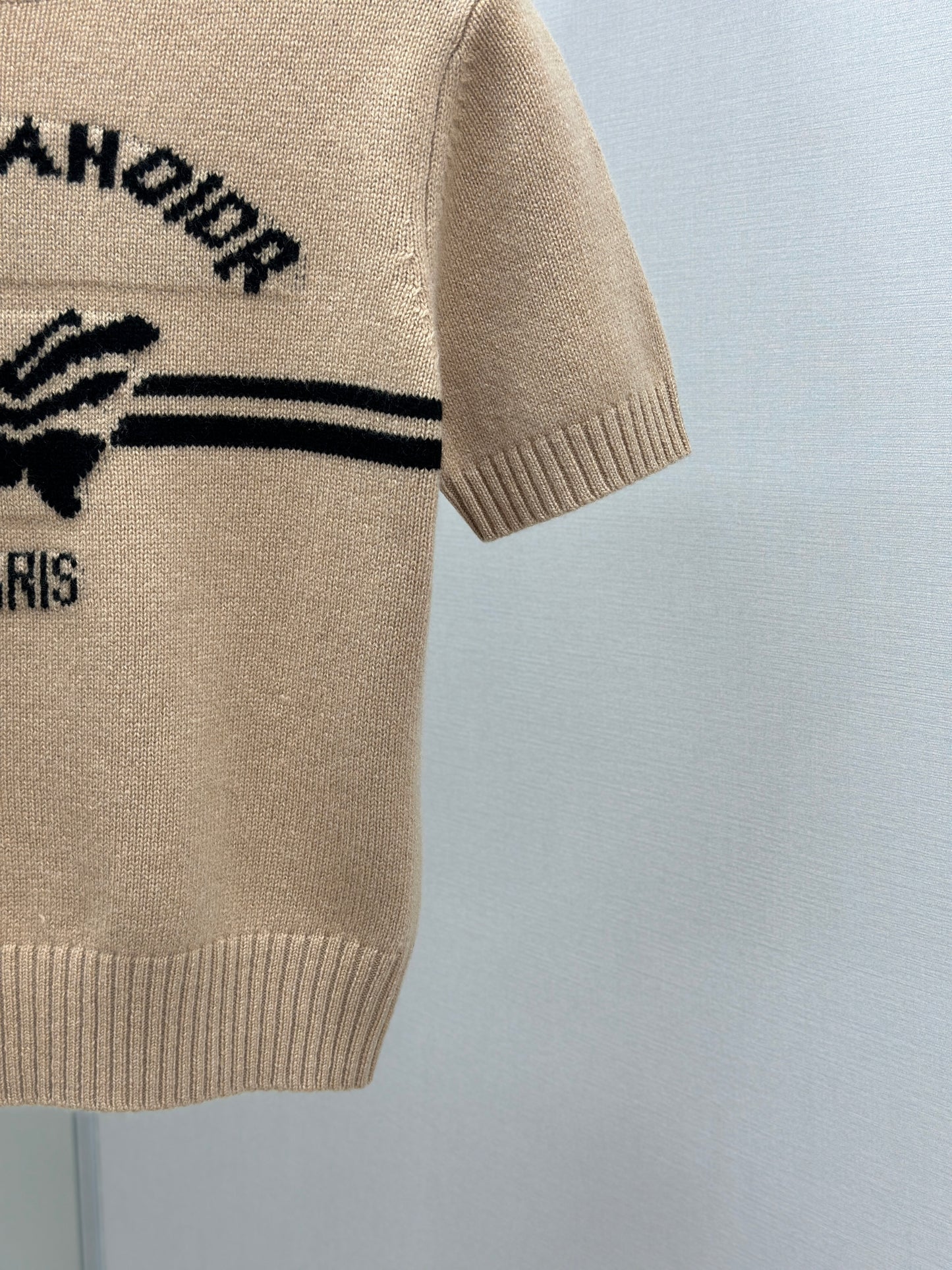DO 25ss Wool Short-Sleeved Sweater
