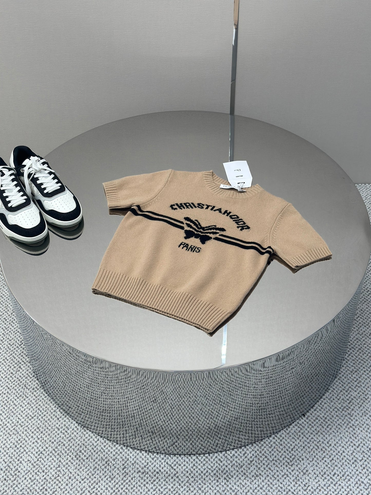 DO 25ss Wool Short-Sleeved Sweater