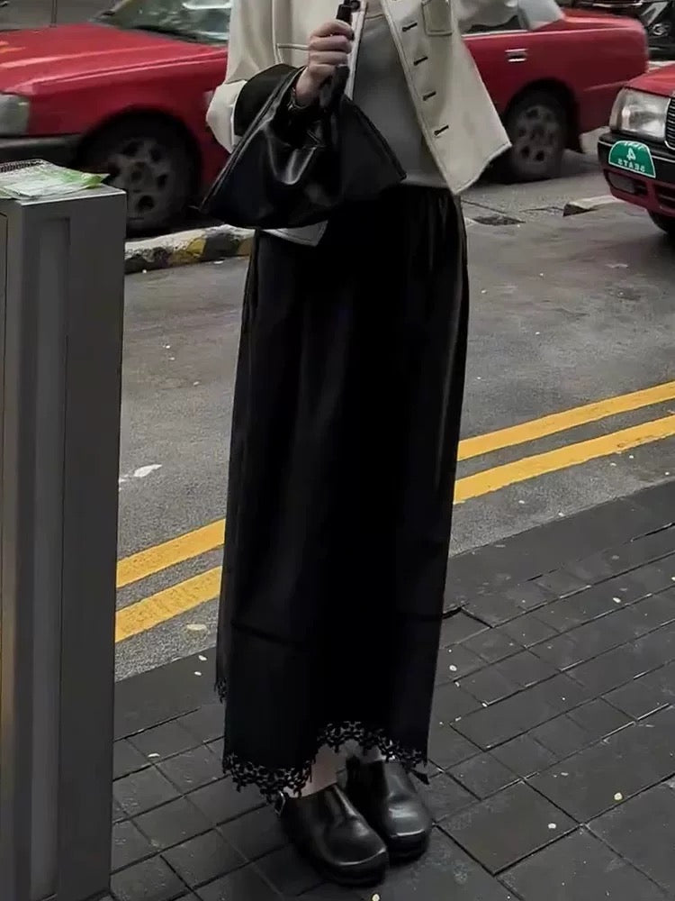 CH 25 new high waist lace skirt