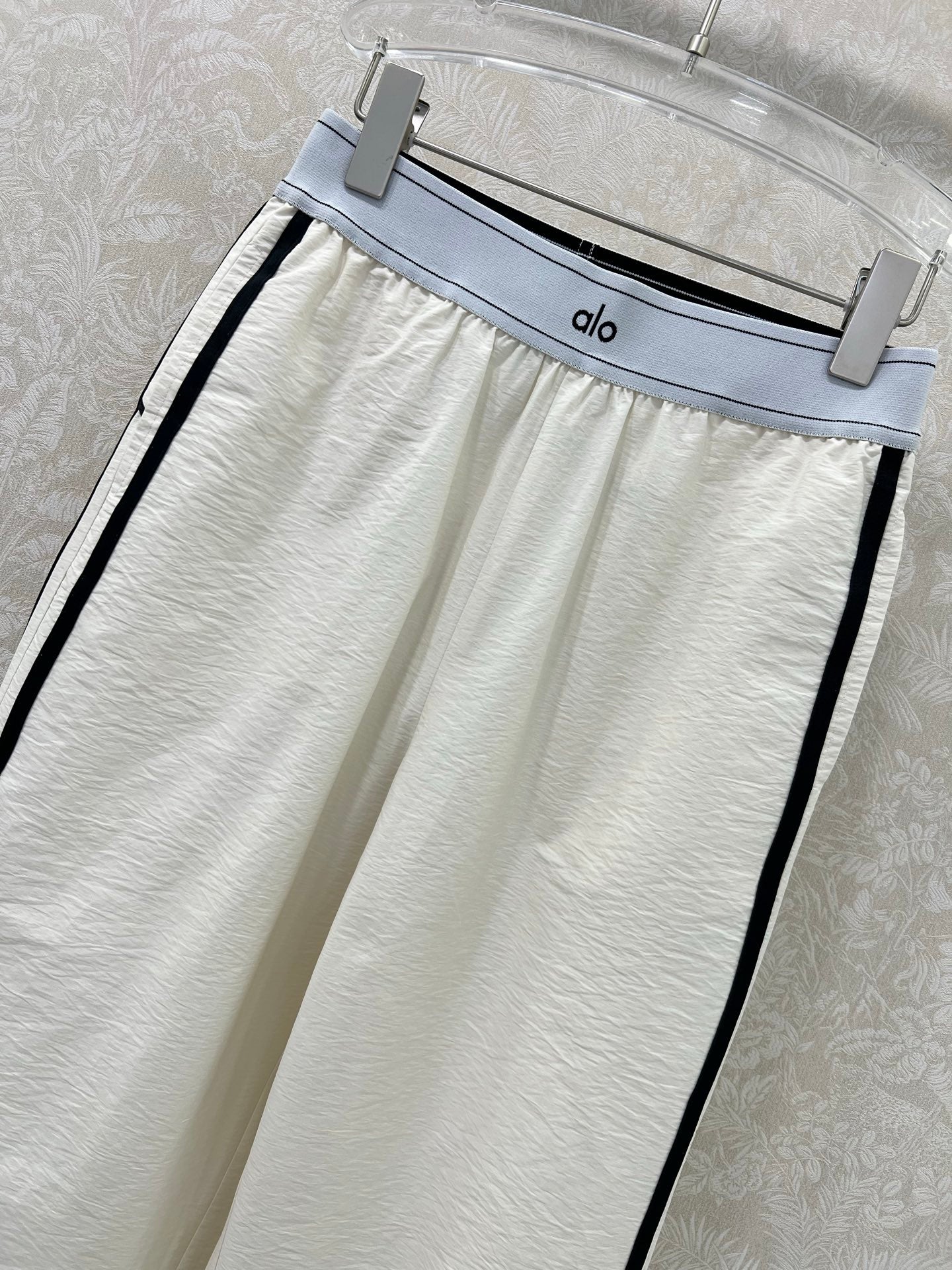 ALO 25 new contrast color ribbon trousers