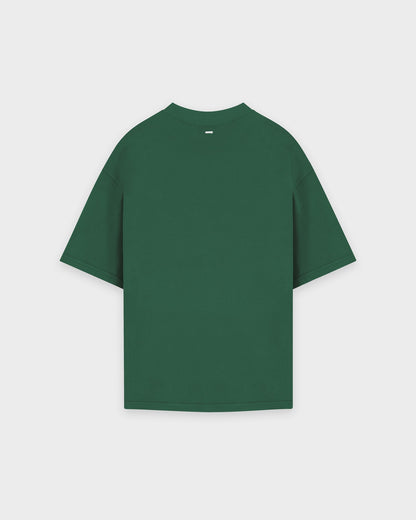 Jägergrünes Basic-T-Shirt