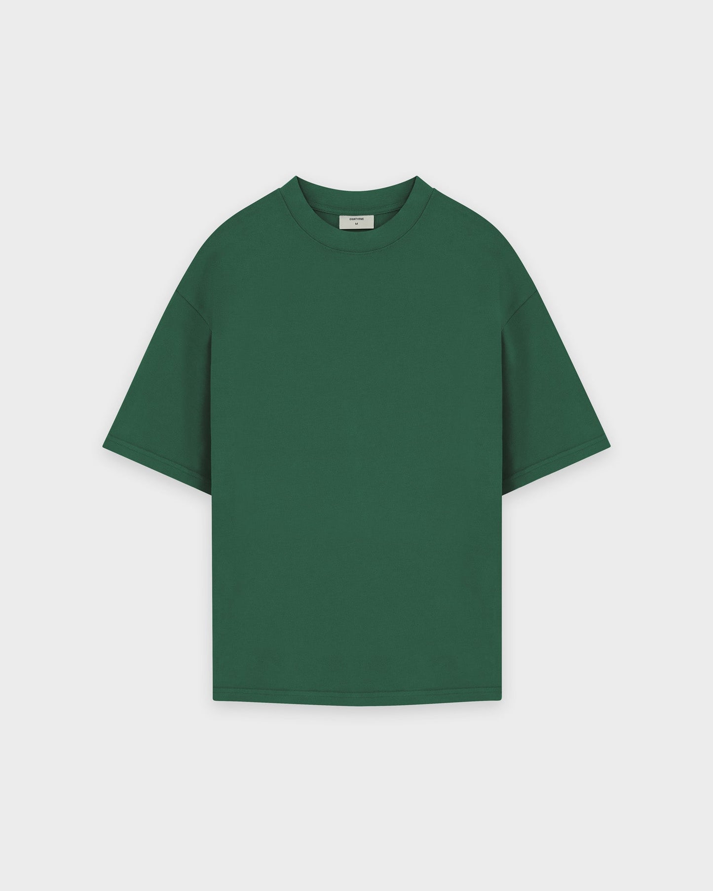 Jägergrünes Basic-T-Shirt