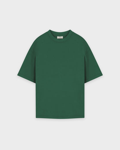 Jägergrünes Basic-T-Shirt