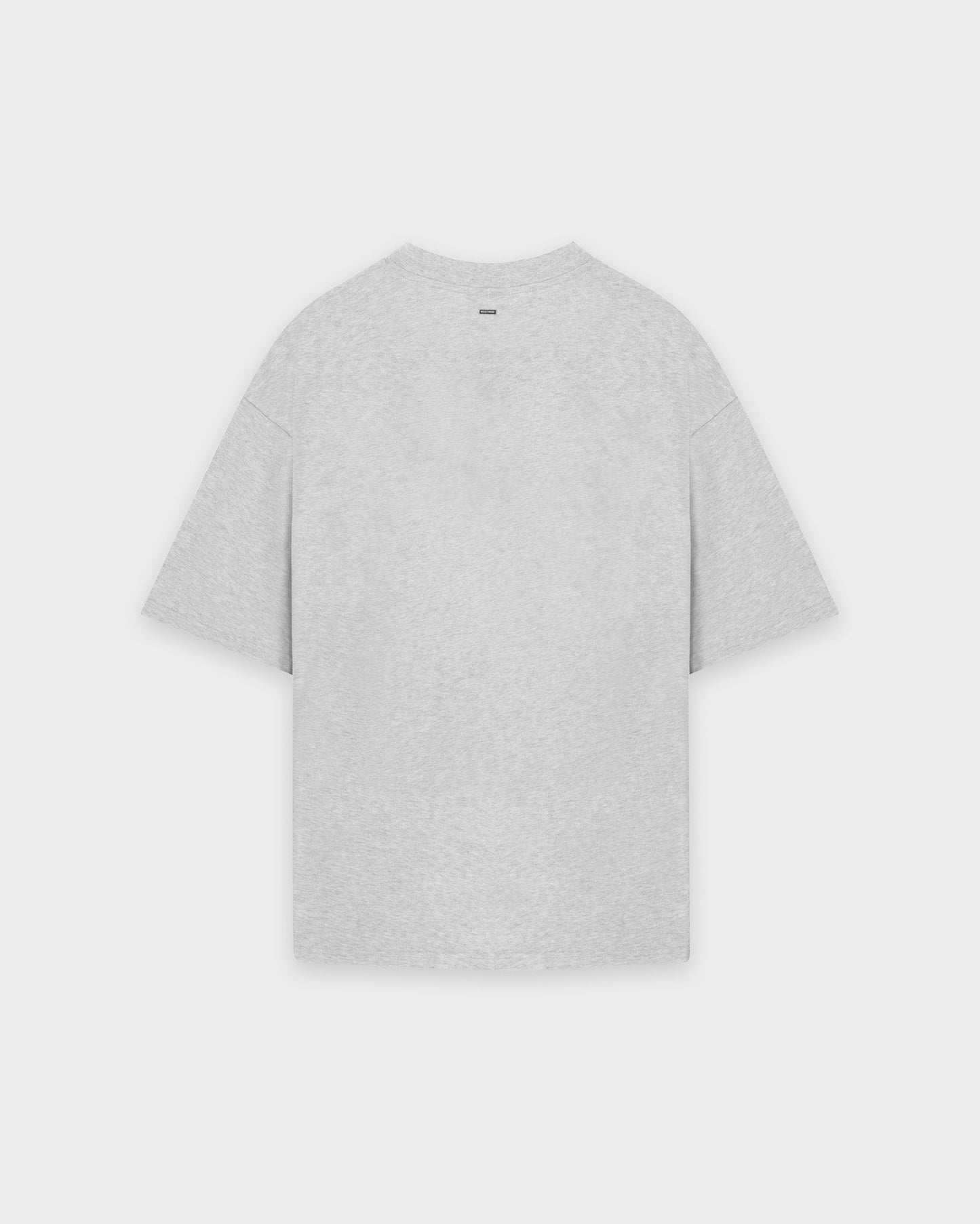 T-shirt basique gris chiné épais