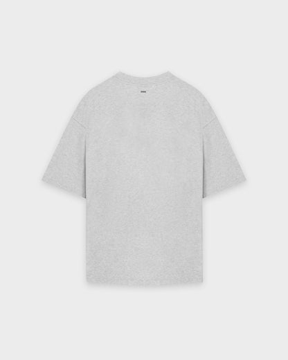 T-shirt basique gris chiné épais