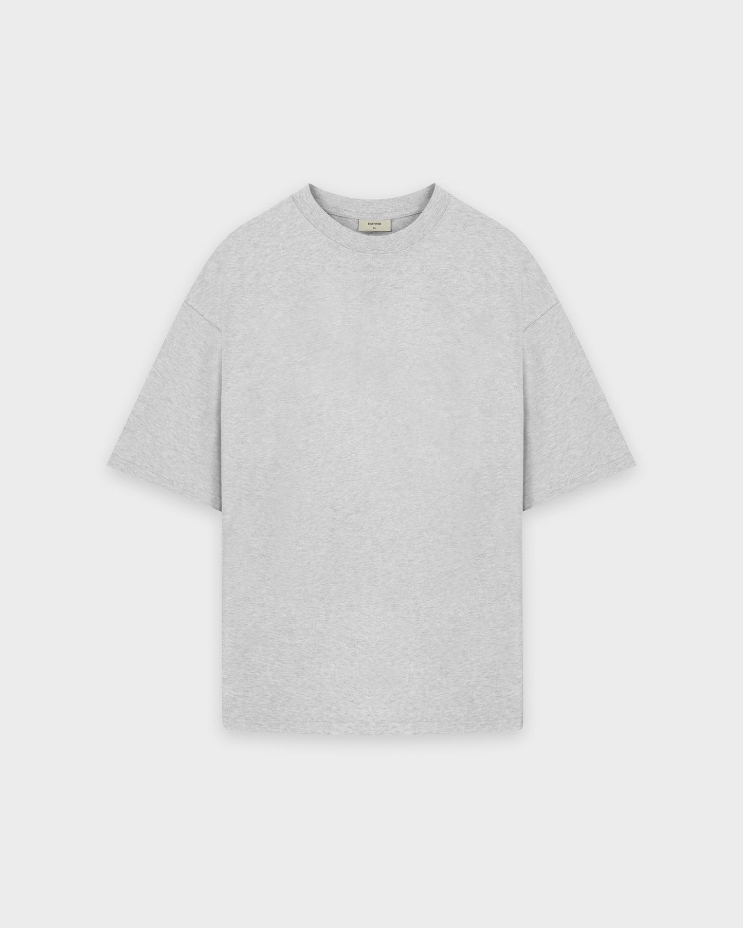 T-shirt basique gris chiné épais