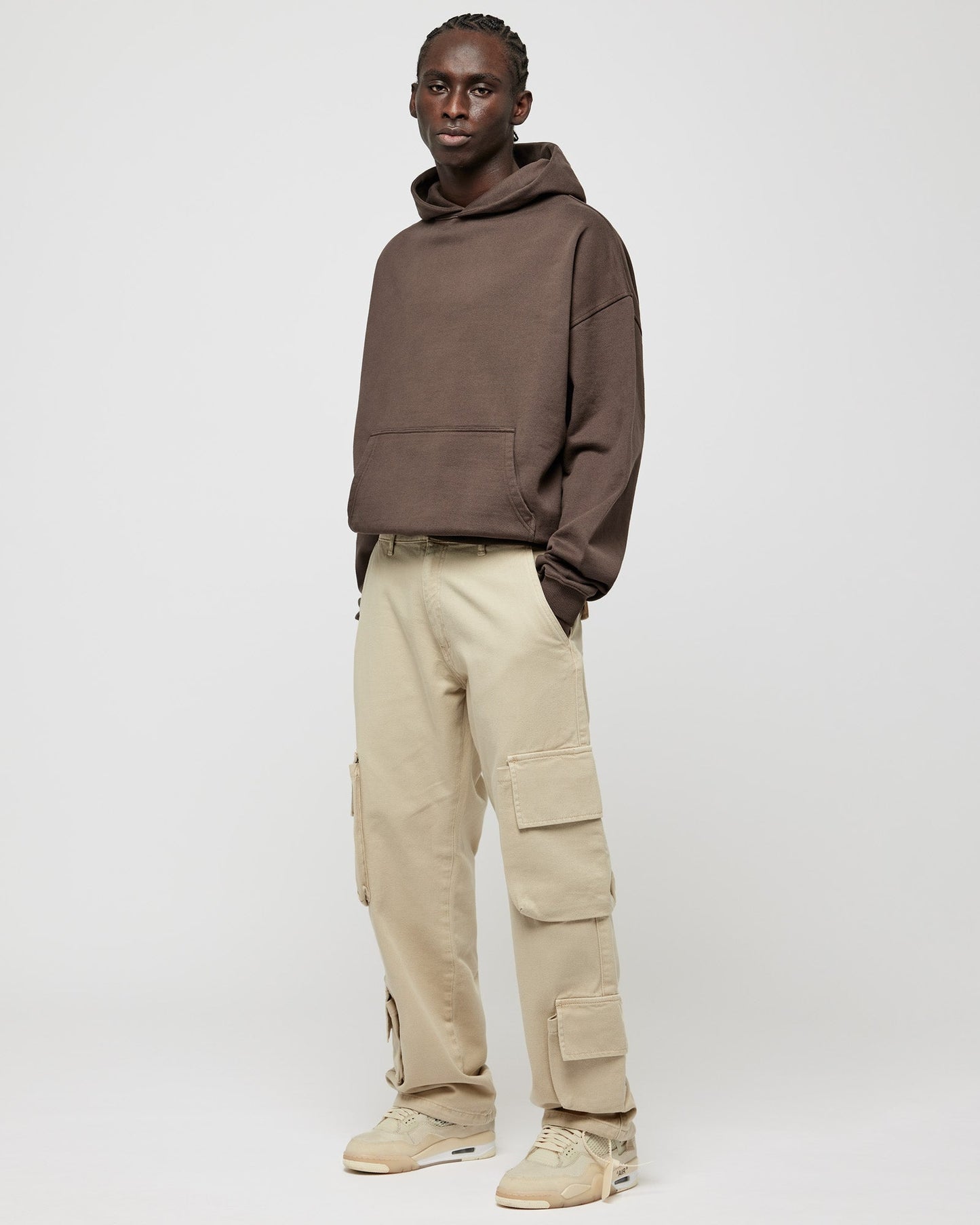 Heavy Chocolate Brown Basic Hoodie