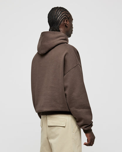 Heavy Chocolate Brown Basic Hoodie