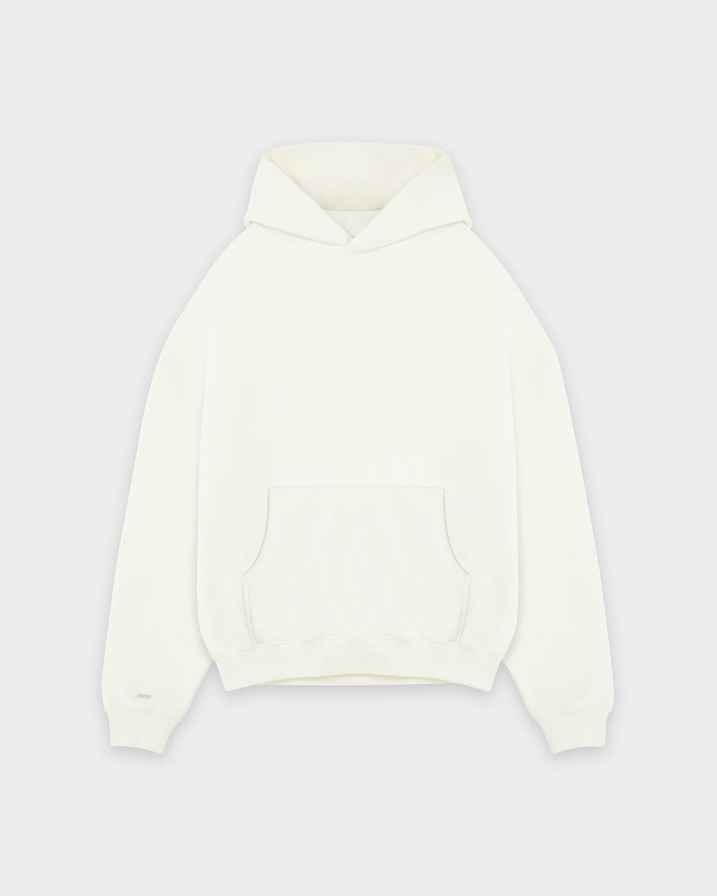 Schwerer Basic-Hoodie in Off-White