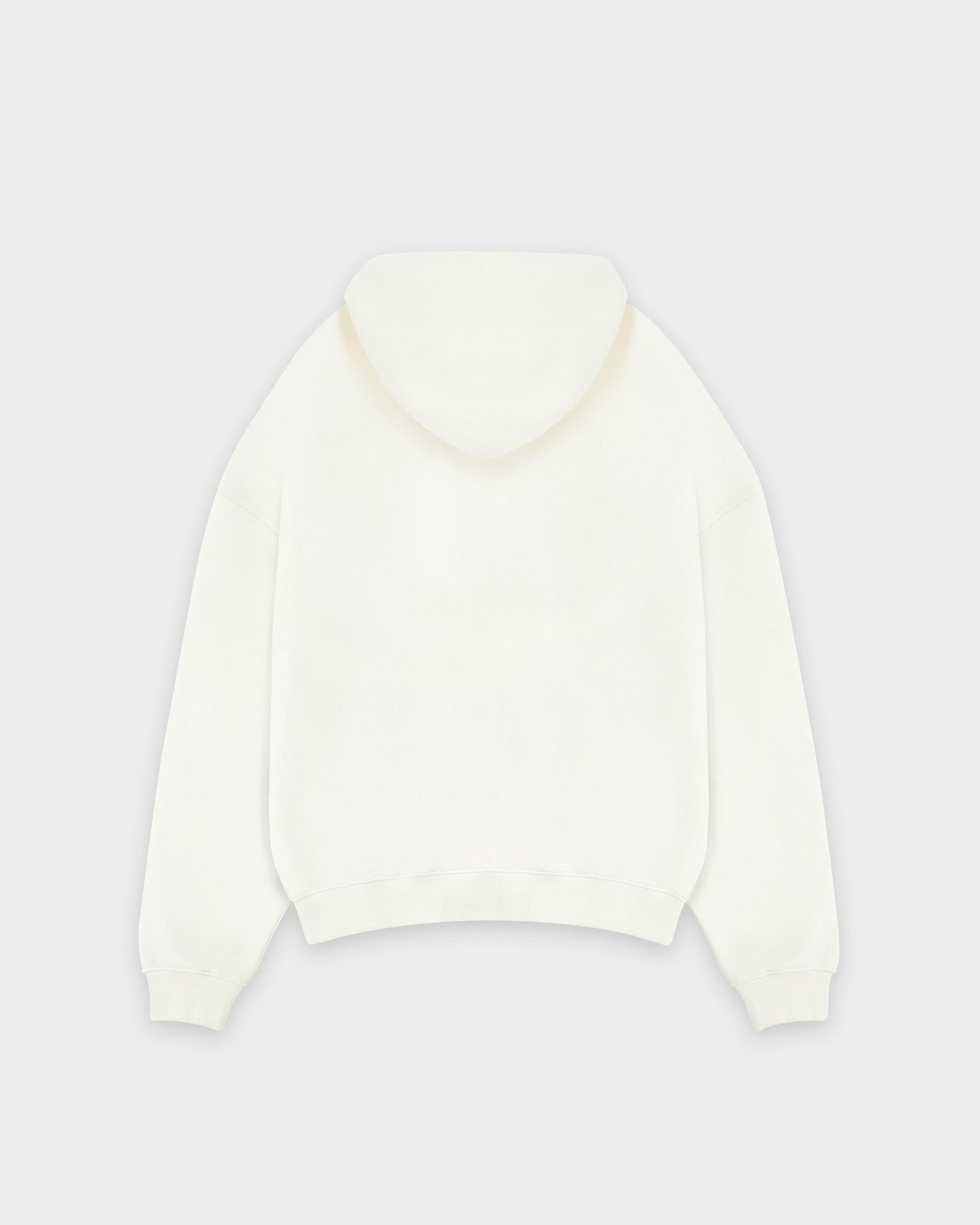 Schwerer Basic-Hoodie in Off-White