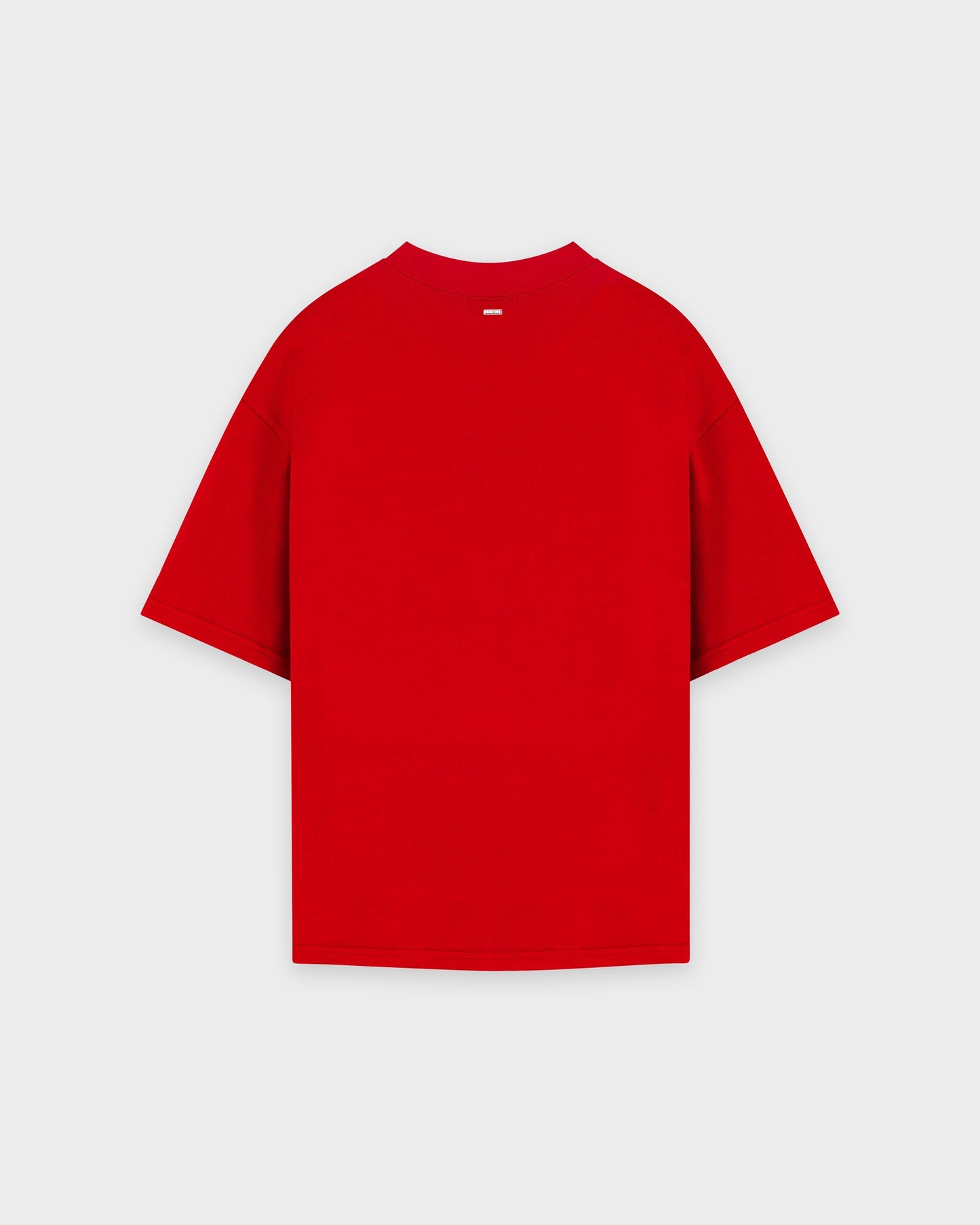 T-shirt basique rouge flamme