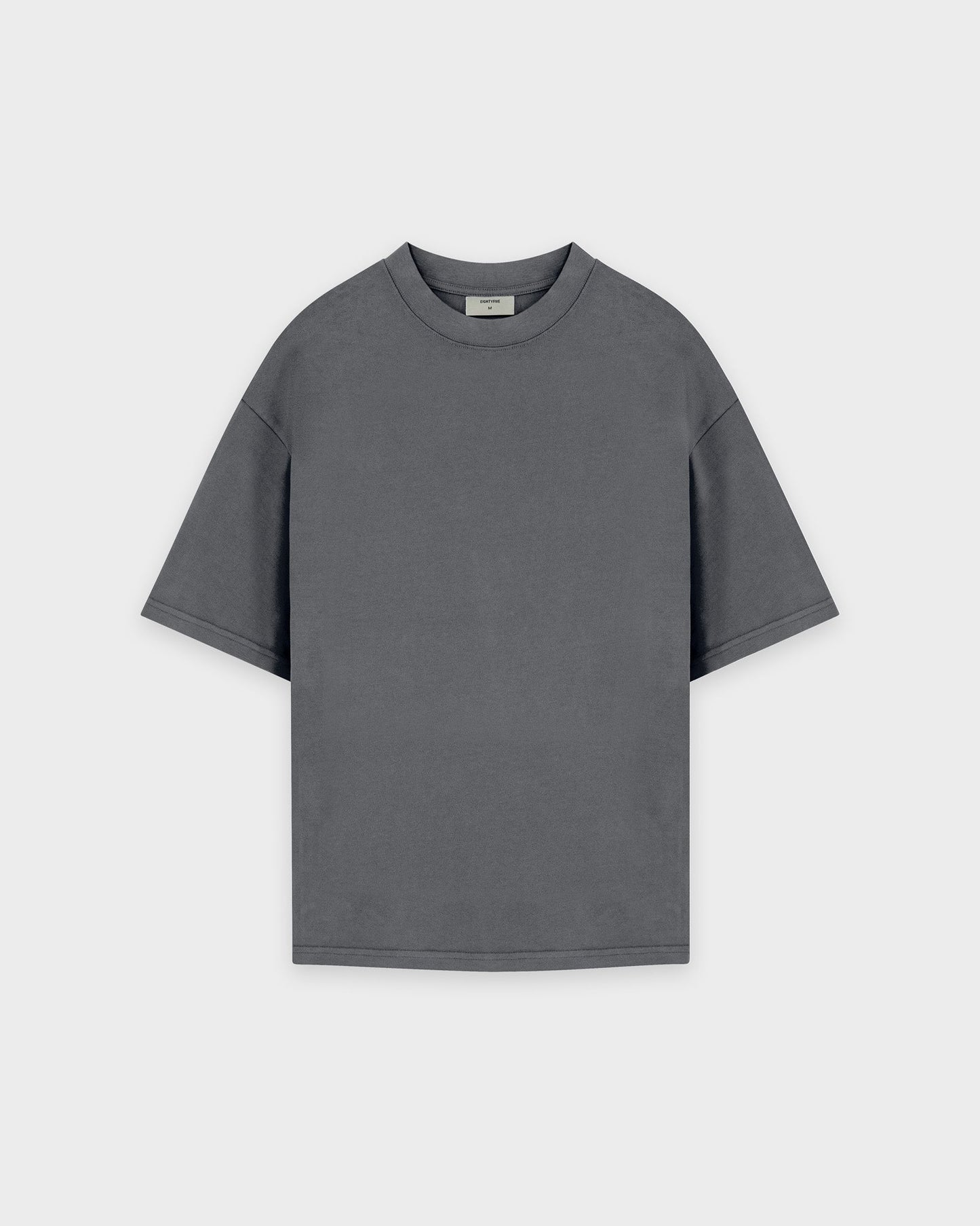 T-shirt basique gris pierre