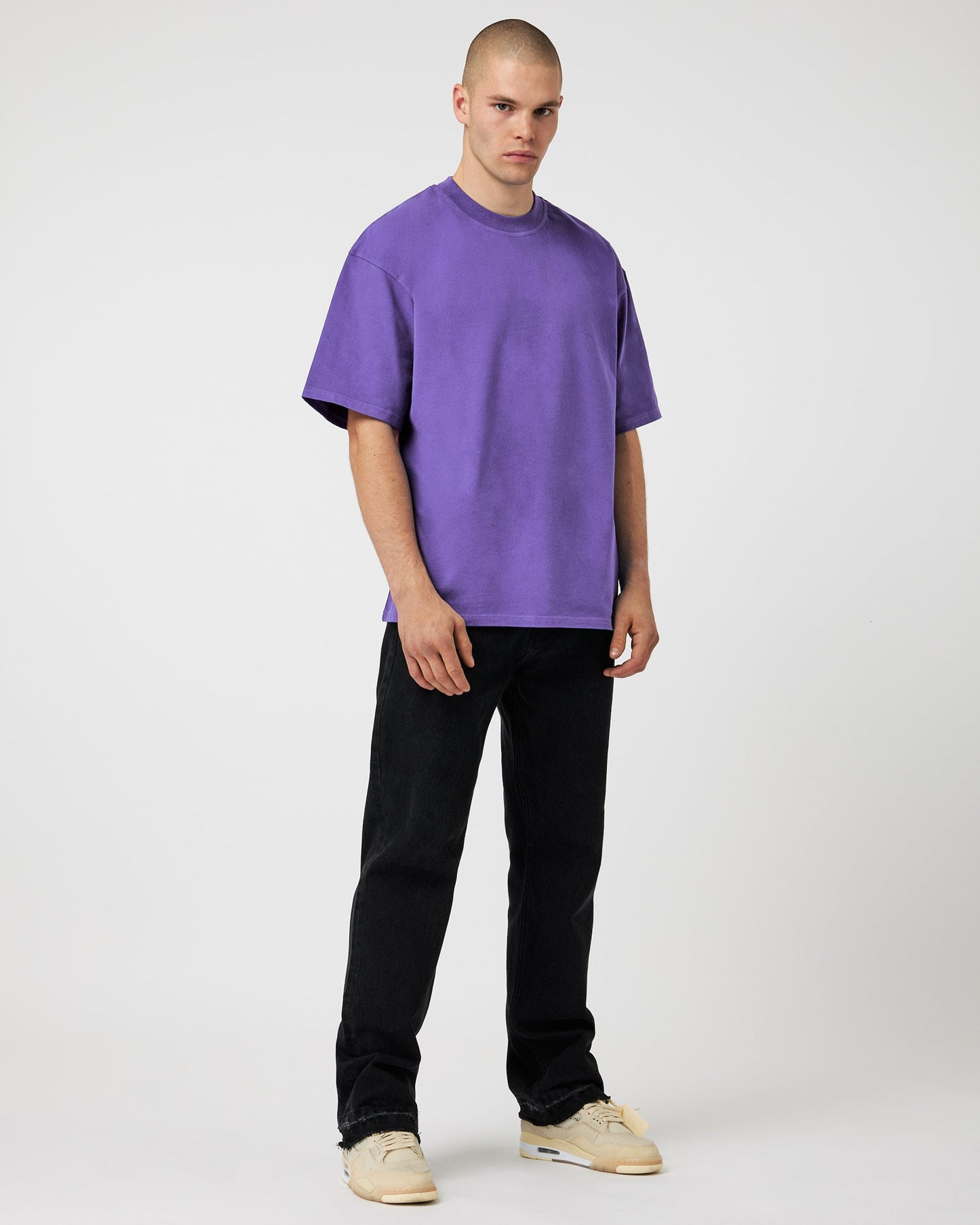 T-shirt basique violet