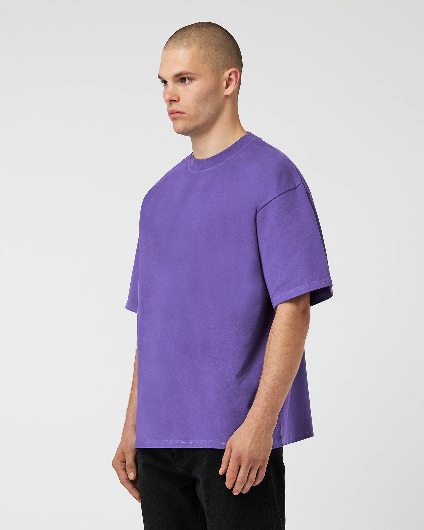 T-shirt basique violet