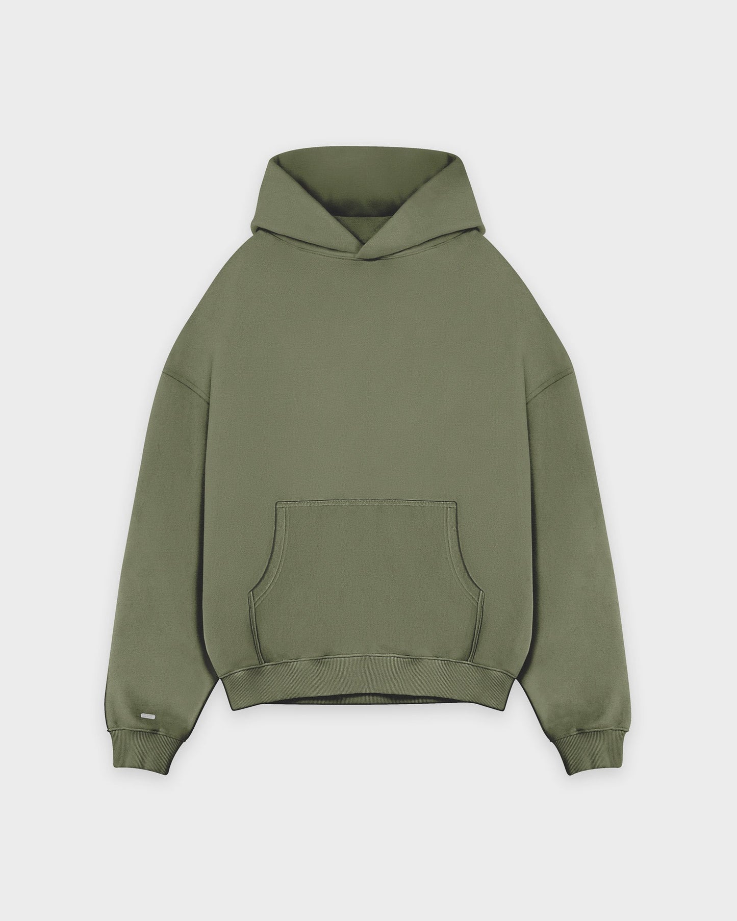 Heavy Smokey Green Basic Hoodie