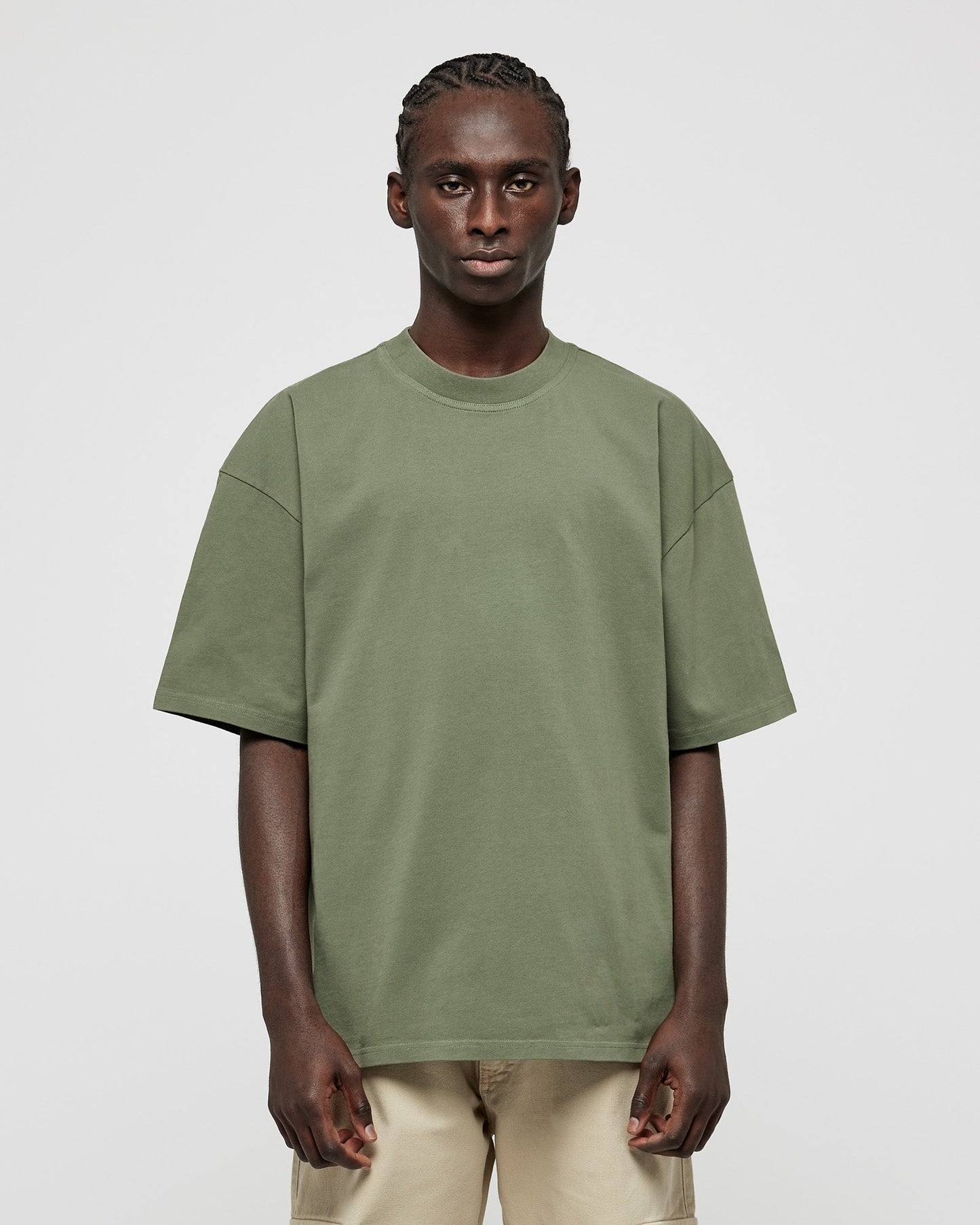 Smokey Green Basic T-Shirt