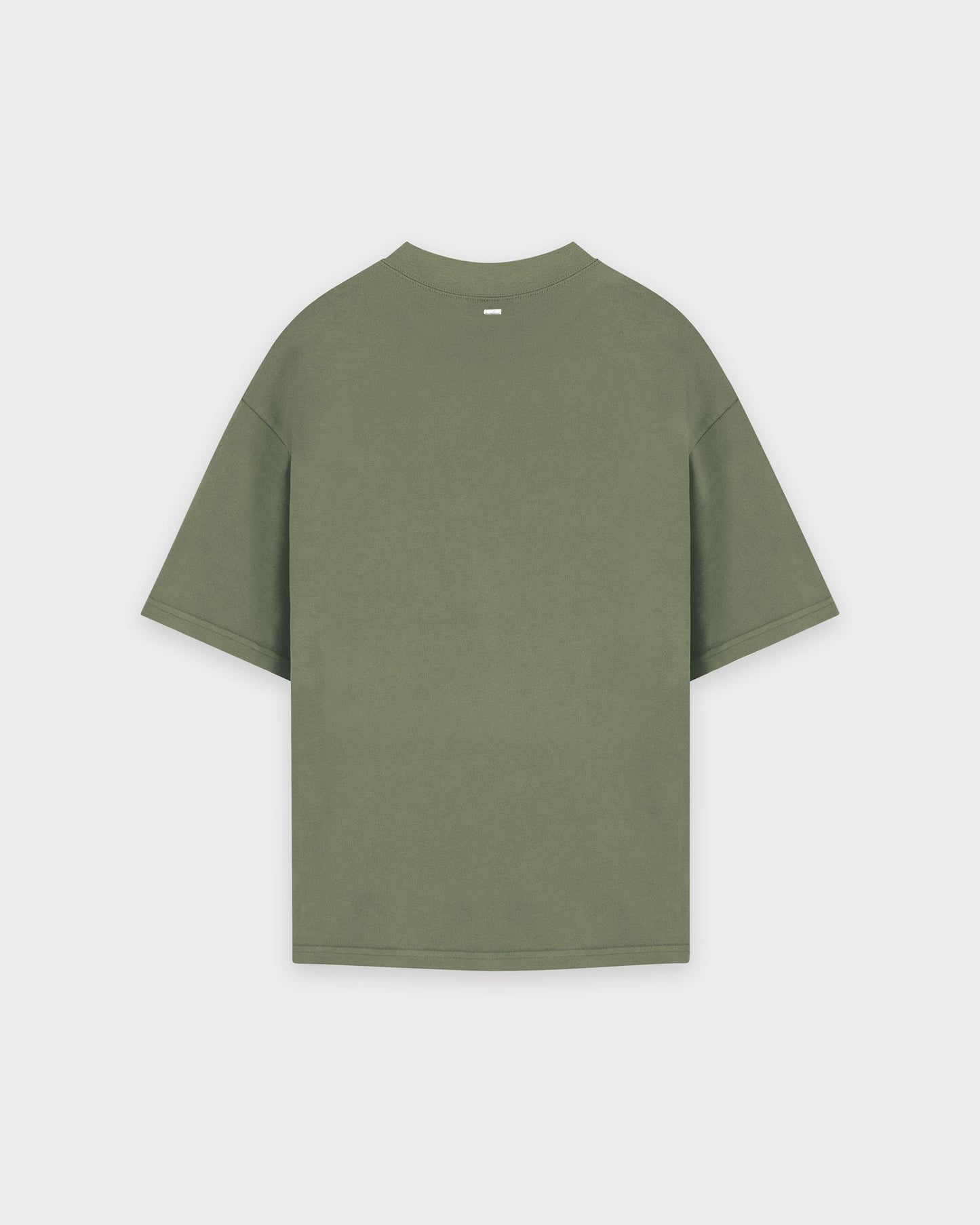 T-shirt basique vert fumé