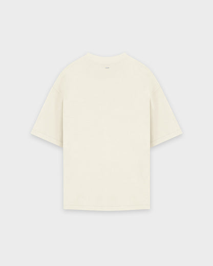 Schweres Sand-Basic-T-Shirt