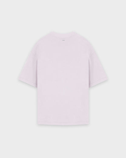 Schweres Lavendel-Basic-T-Shirt