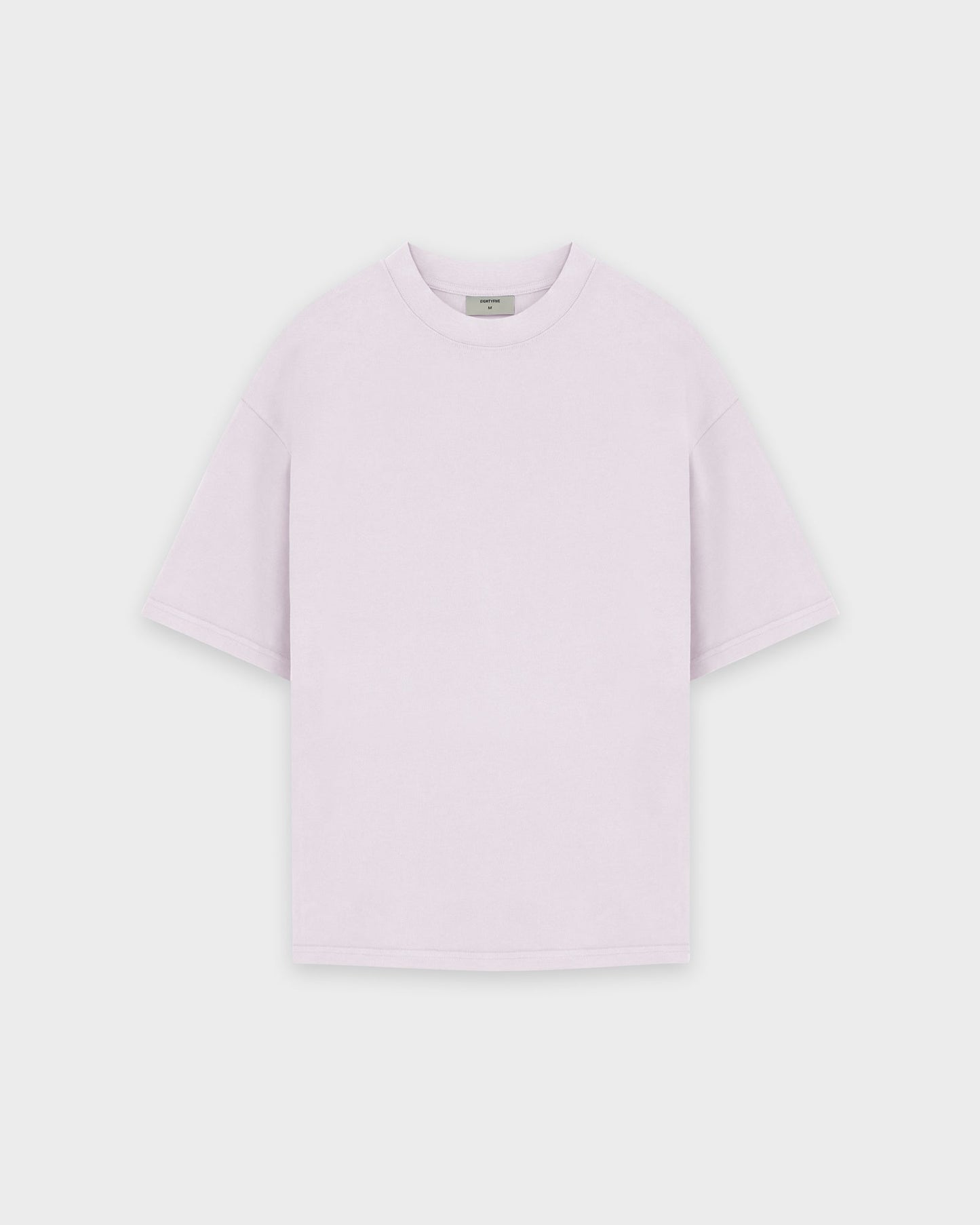 Schweres Lavendel-Basic-T-Shirt