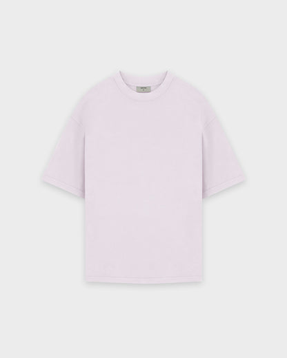 Schweres Lavendel-Basic-T-Shirt