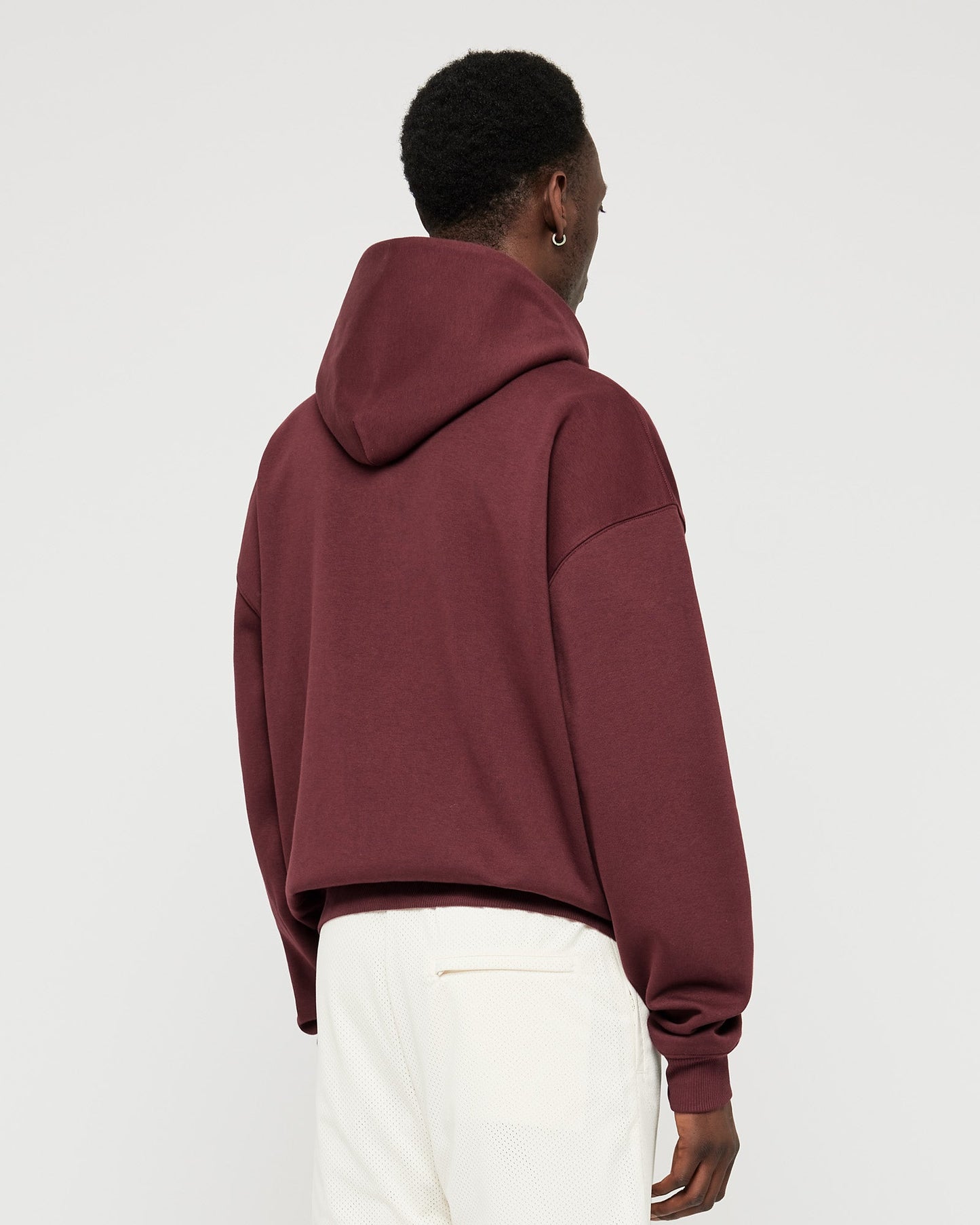 Heavy Ruby Red Basic Hoodie