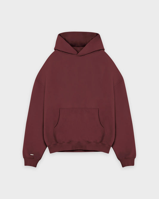 Heavy Ruby Red Basic Hoodie