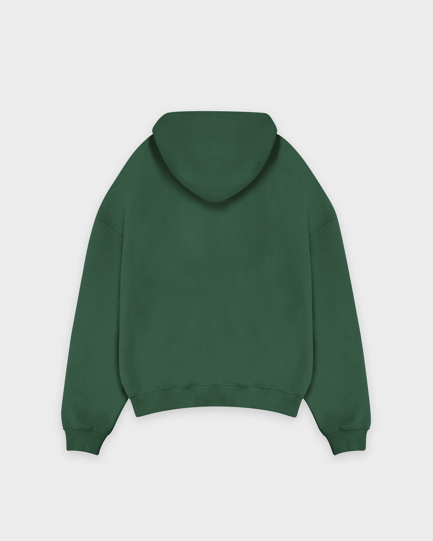 Heavy Hunter Green Basic Zip Hoodie