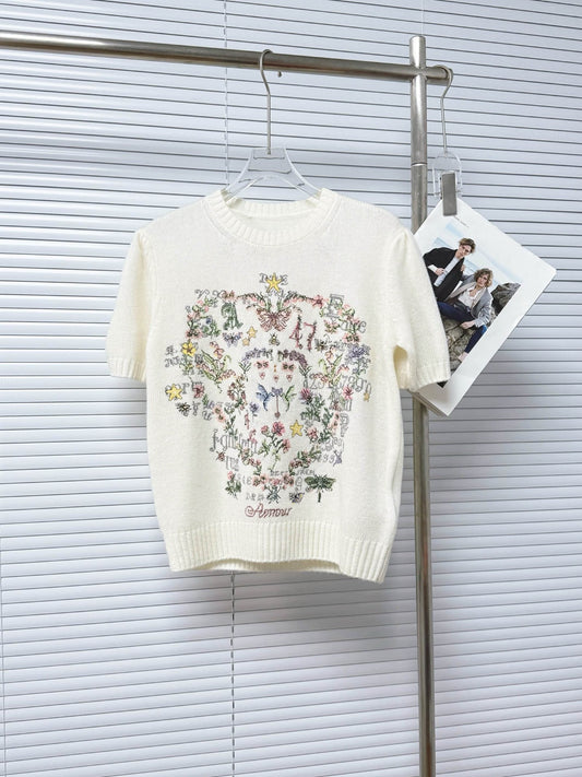 DO 25ss amour short-sleeved sweater