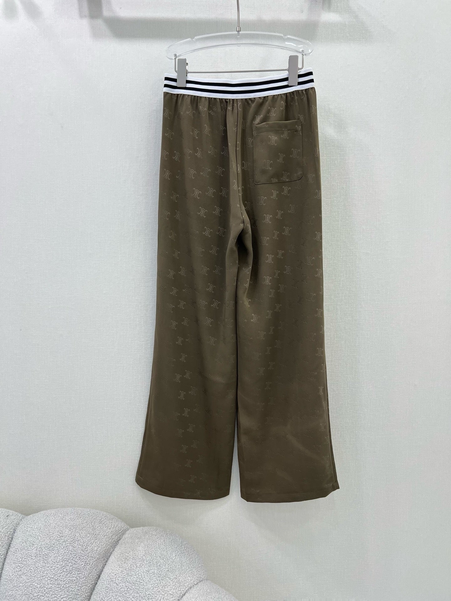 CE 25ss lettering print wide-leg pants