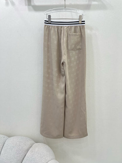CE 25ss lettering print wide-leg pants