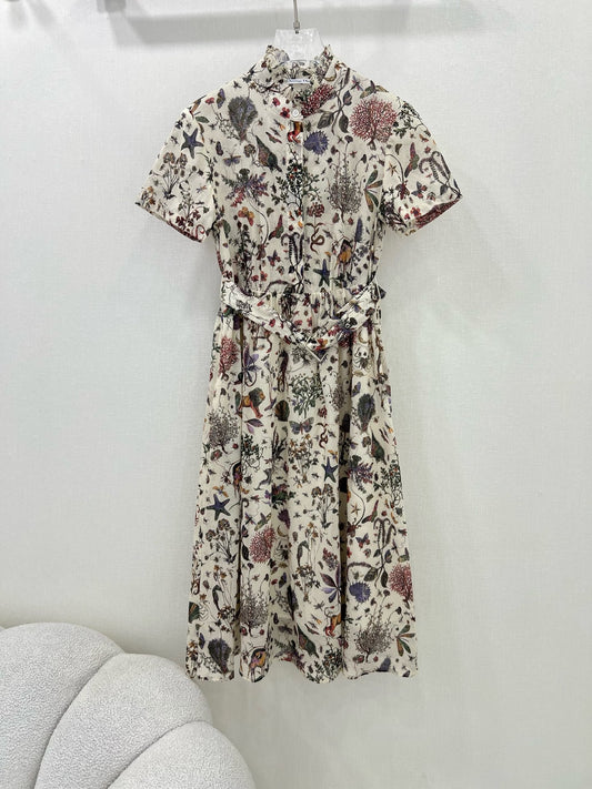 DO 25 new printed short-sleeved dress