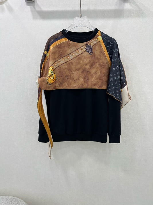 L 25 new shawl round neck sweatshirt