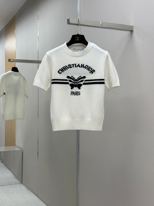DO 25ss Wool Short-Sleeved Sweater