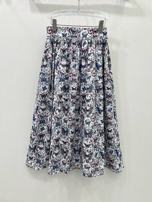 DO Mid-Length Pleated Skirt